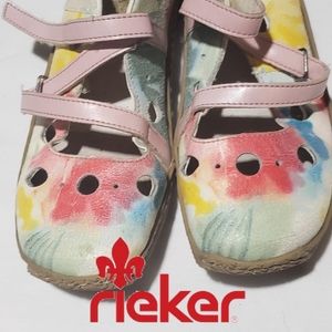 rieker pink shoes
